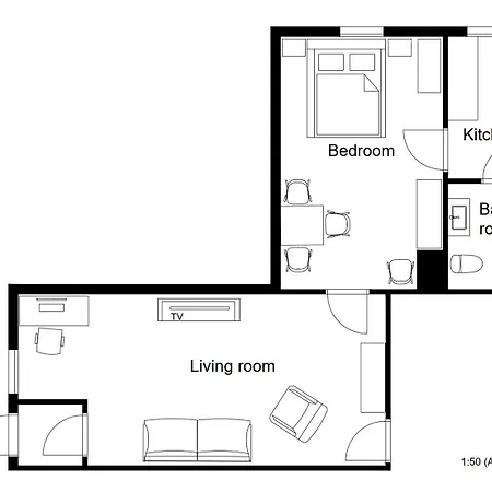 Two 54m2 Apt, Wifi, Free Parking, Terrace, Near Central Park *